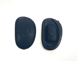 Accessoires Demetz Paire de plaquettes de rechange Leisure noires