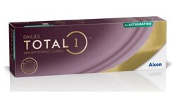 Lentilles de contact Alcon DAILIES Total 1 for astigmatism boite de 30 lentilles