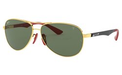 Lunettes de soleil Rayban RB8313M Gold Ferrari