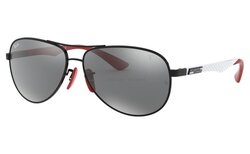 Lunettes de soleil Rayban RB8313M Black Ferrari