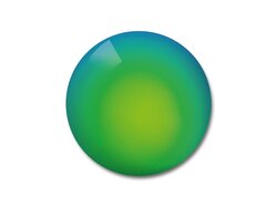 Verres de remplacement Persol Crystal grey gradient mirror green 4J